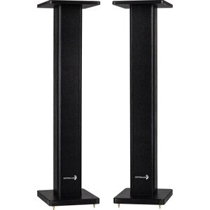 Dayton Audio 36" Universal Wood Speaker Stand Pair, Black